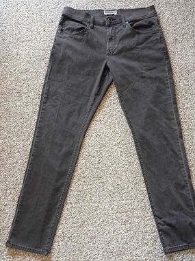 Travis Mathew Men's Black Faded Jeans Straig Leg 32x30